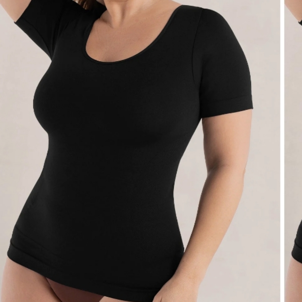 Shapermint Essentials All Day Every Day Short Sleeve Shaping T-Shirt